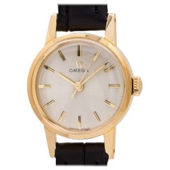 Omega Ladies Yellow Gold Filled Dress Model manual wind wristwatch, circa 1950s