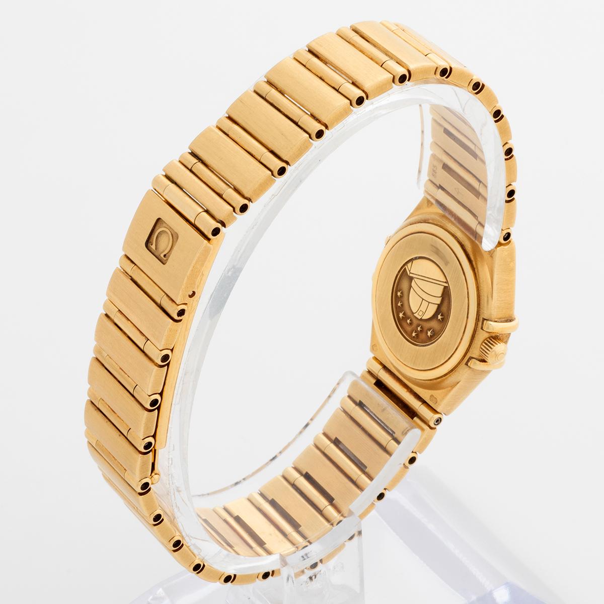 Omega Lady Constellation Ref 1167.75.00. Mother of Pearl Dial, Diamonds, 18ct... For Sale 1