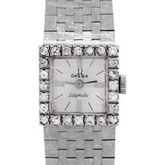 Omega Ladymatic Diamond Bezel Ladies Watch