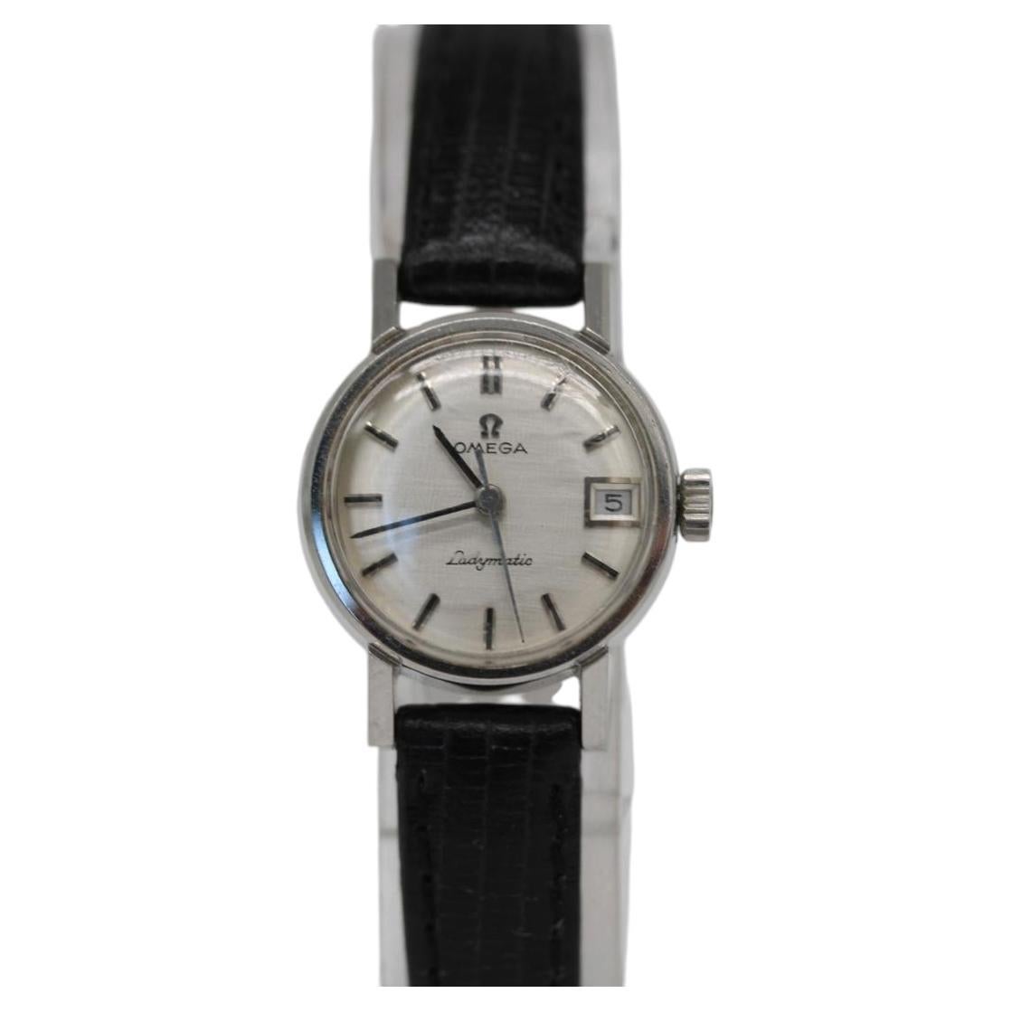 Omega Lady-Matic - Vent manuel - 21mm - Acier inoxydable - Boîte d'origine
