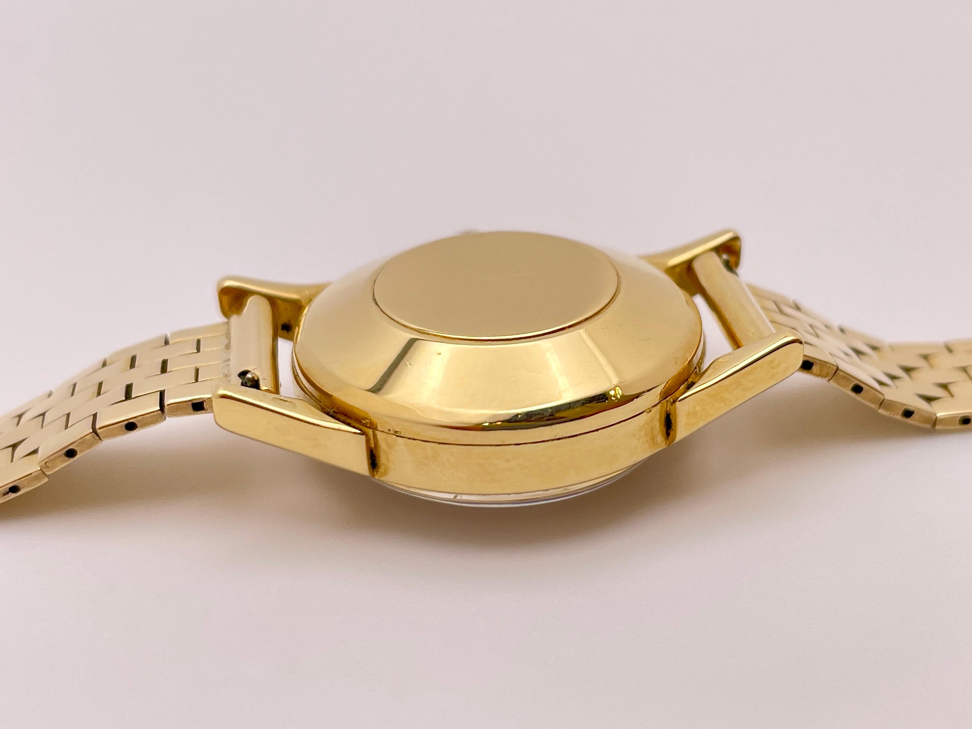 Omega Ladymatic 14 Karat Yellow Gold Self Winding Women's Watch  For Sale 5