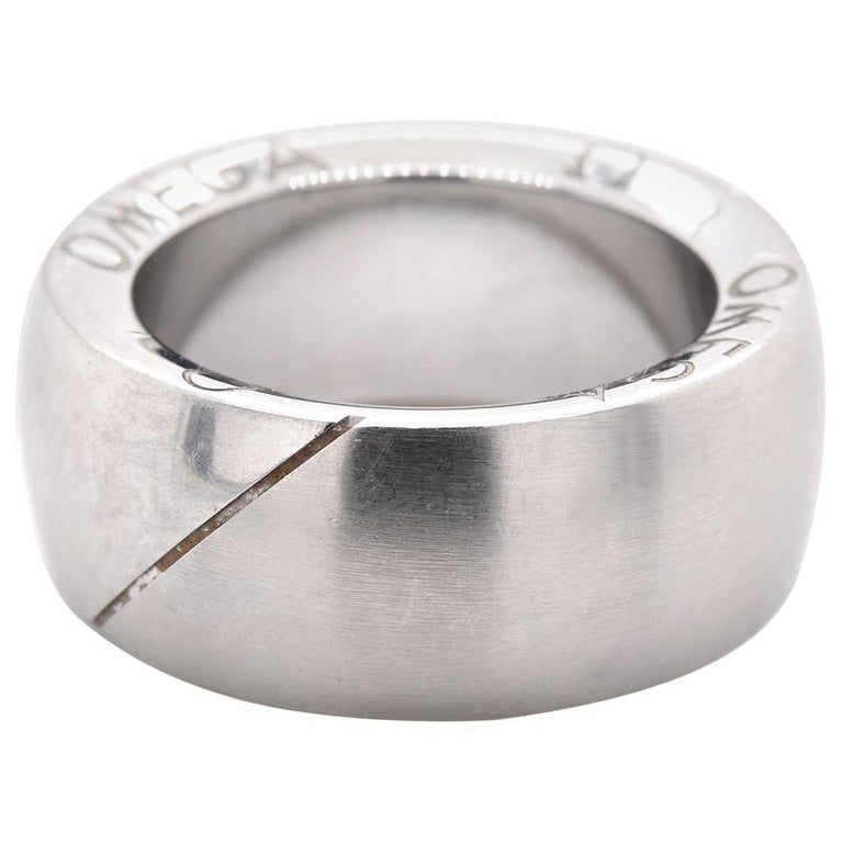 Omega Mania Stainless Steel Band at 1stDibs | omegamania ring
