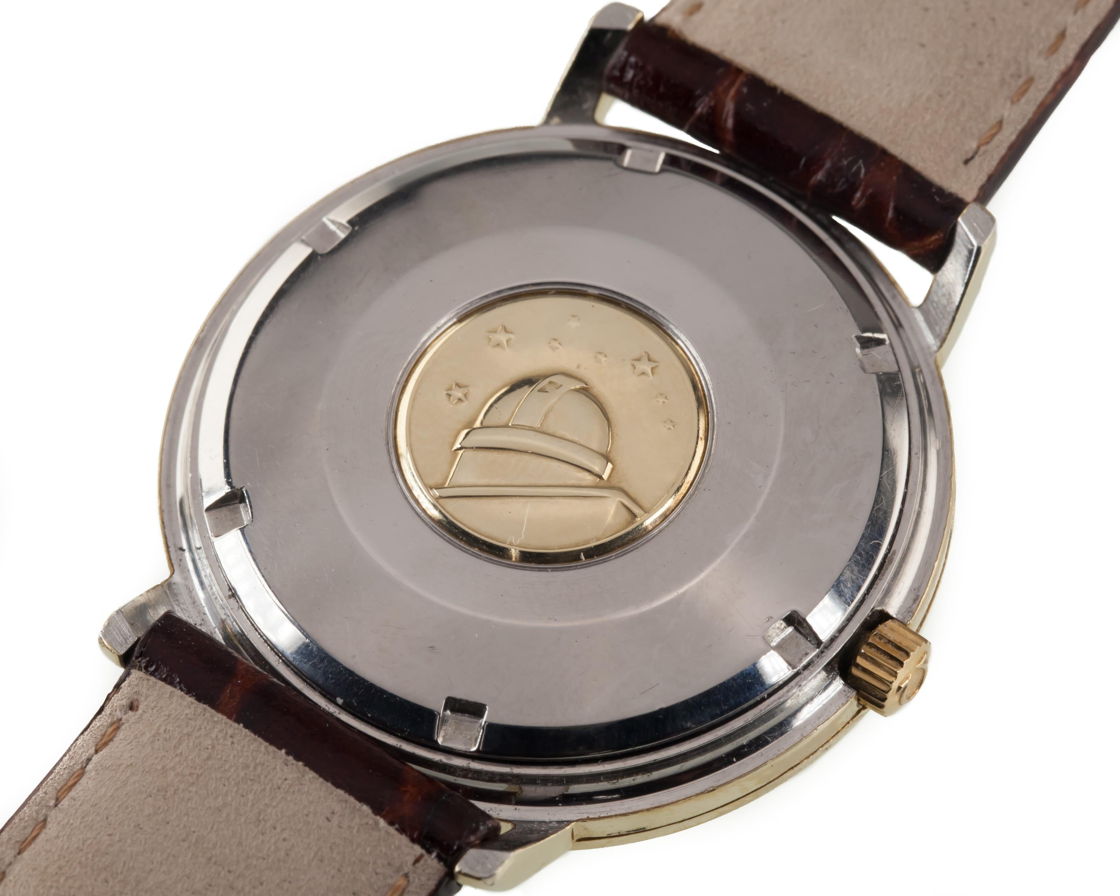Omega Ω Herrenuhr Constellation Chronometer Automatik vergoldet 168.004 im Zustand „Gut“ im Angebot in Sherman Oaks, CA