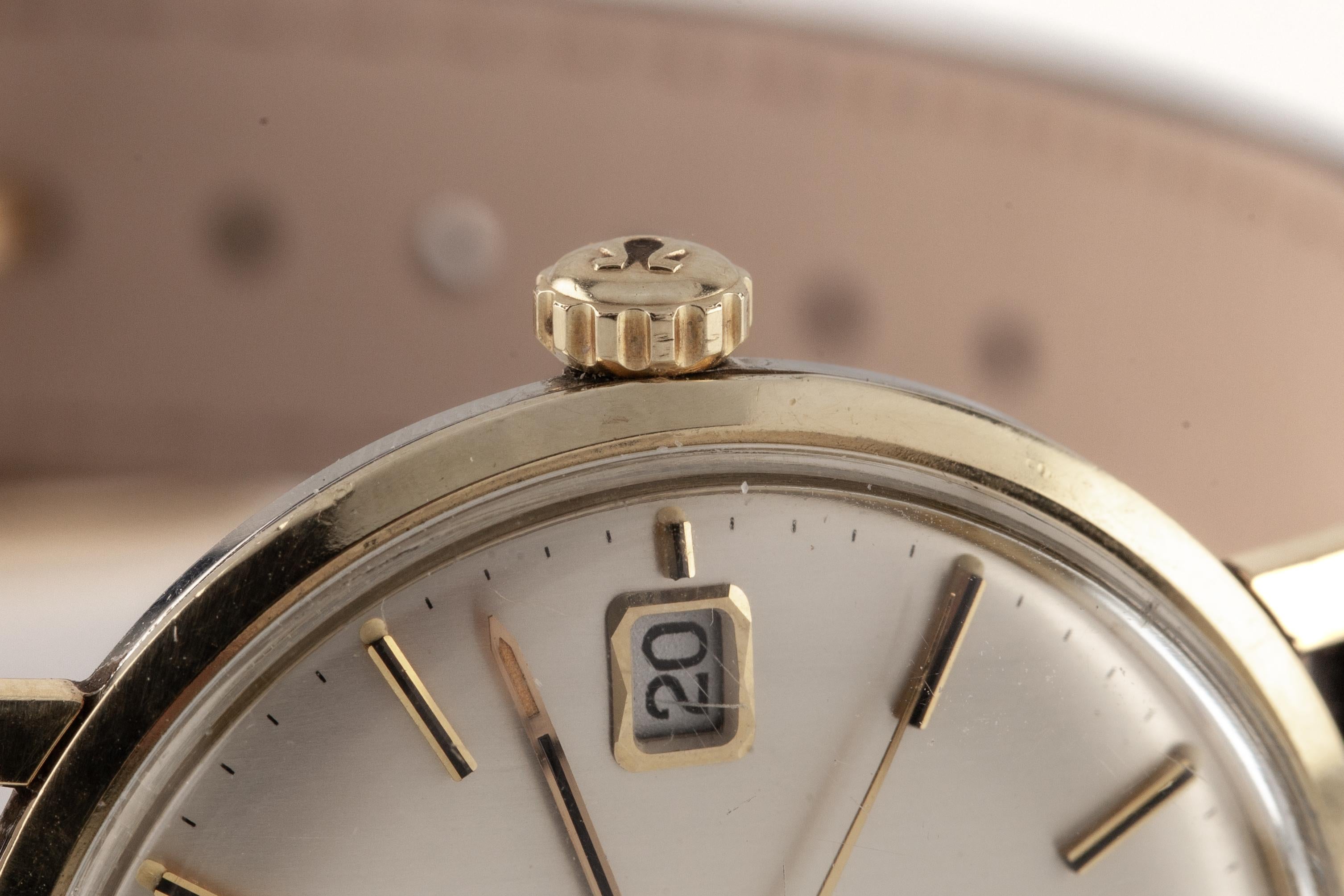 Omega Men's Gold-Plated Seamaster Automatic Watch with Date 565 For Sale 1