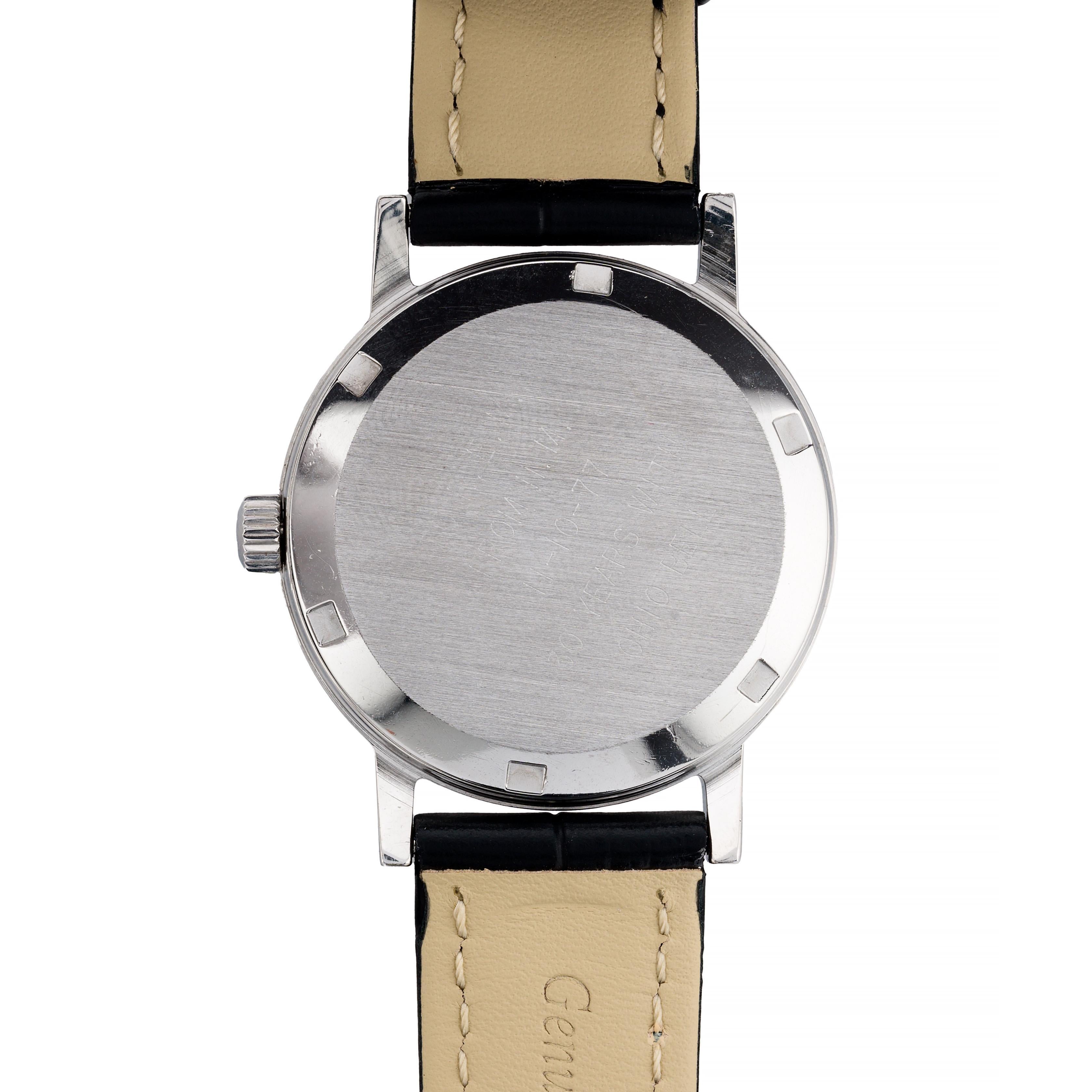 Reloj de pulsera automático Omega Vintage Day Date para hombre, de acero inoxidable en venta 1