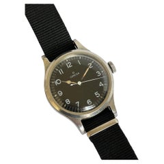 Retro Omega MoD RAF / Air Ministry A. M. 6B / 169 Wristwatch, Patination, Circa 1956