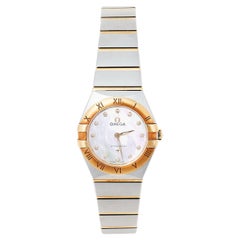 Omega MOP 18K Diamond Constellation 131.20.25.60.55.002 Women's Wristwatch 25 mm