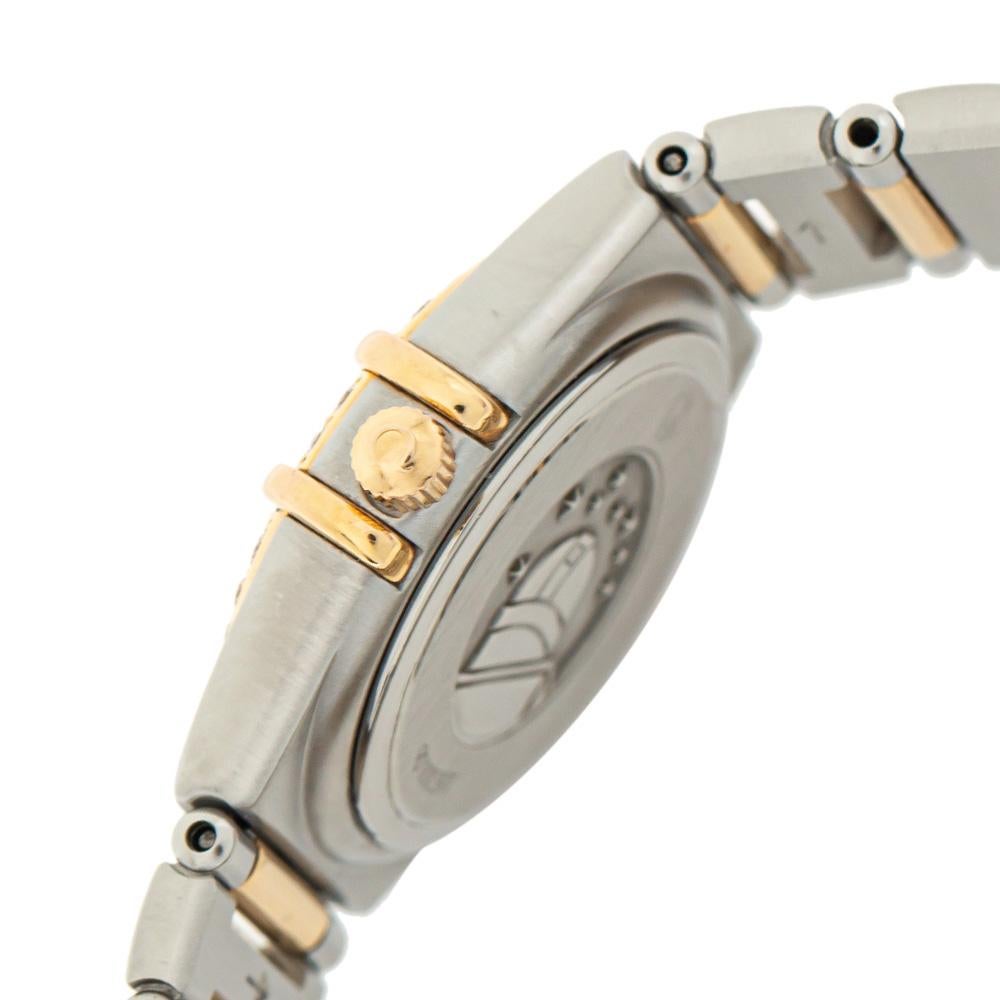 Omega MOP 18K Yellow Gold Diamond Constellation Women's Wristwatch 1