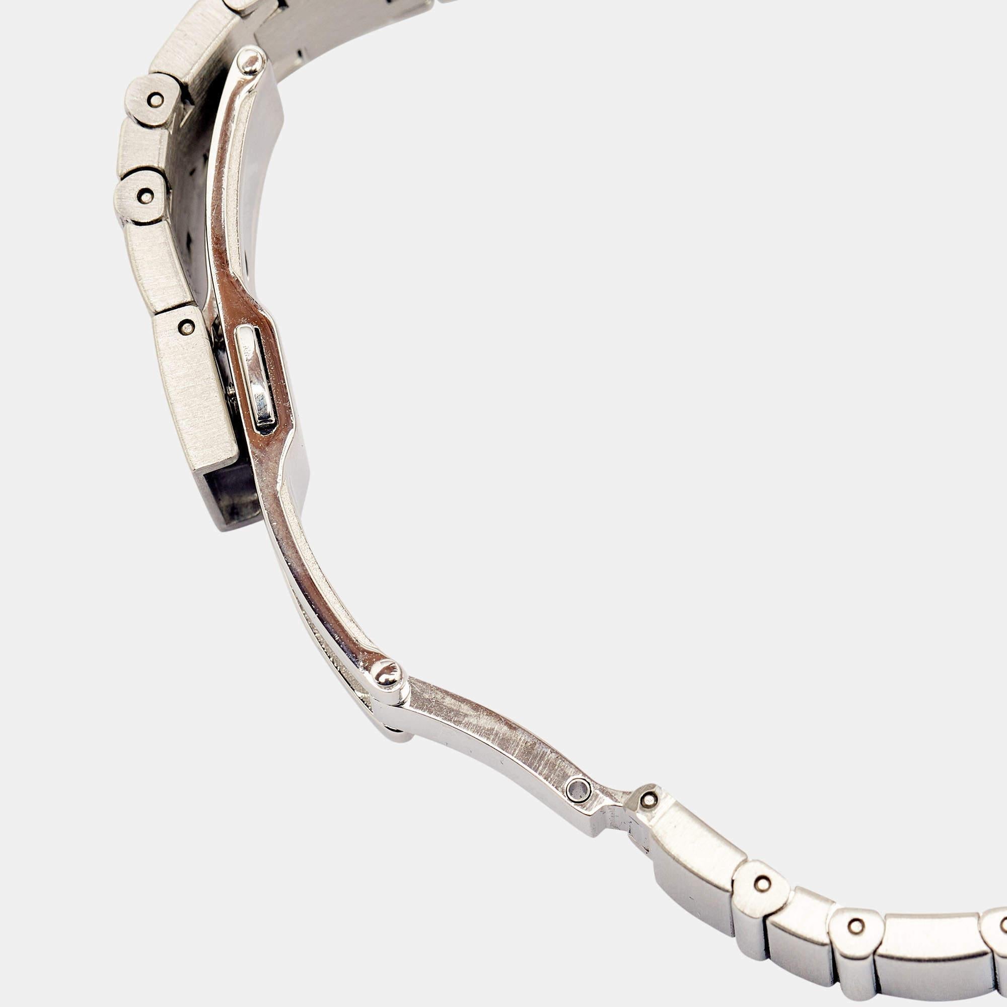  Omega Montre-bracelet Constellation en acier inoxydable pour femme 24 mm avec diamants MOP Pour femmes 