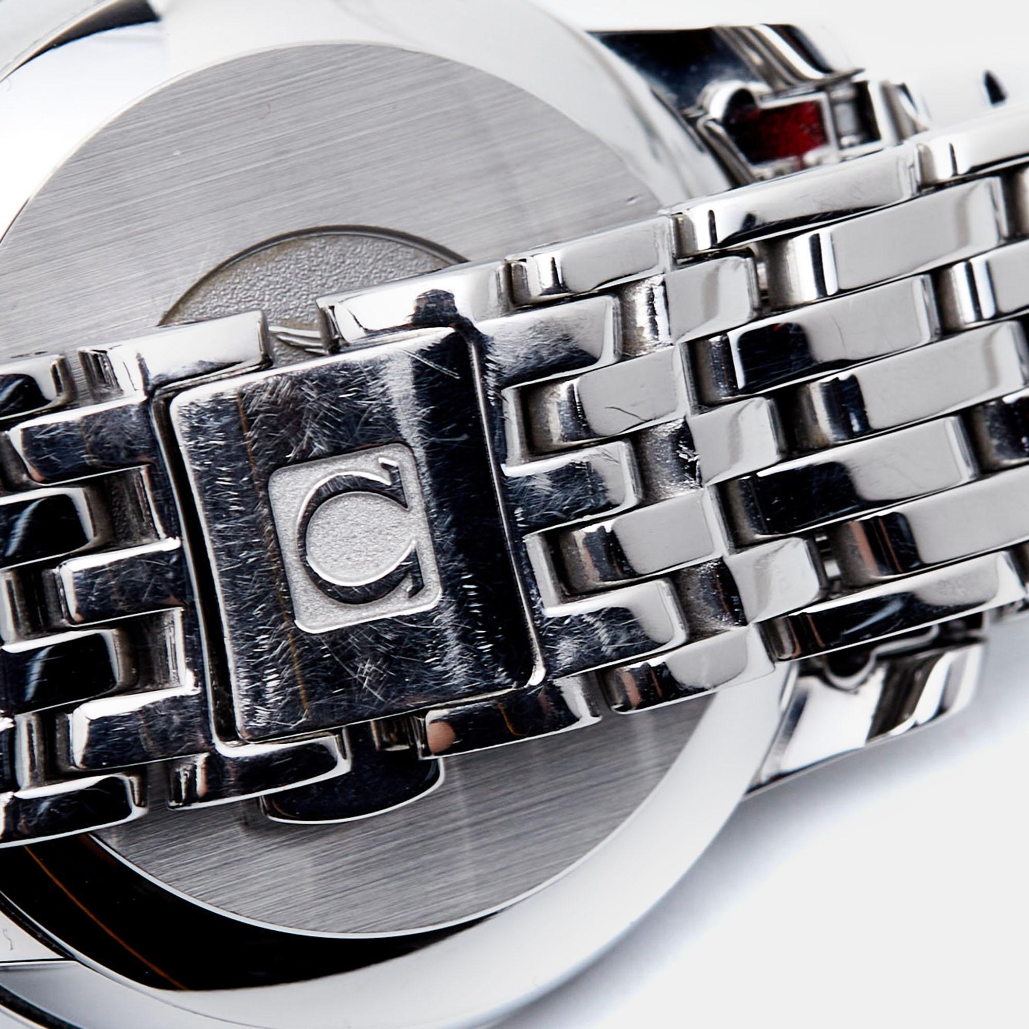 Omega Mother Of Pearl Diamond 424.10.33.20.55.002 Women's Wristwatch 32.70 mm 1