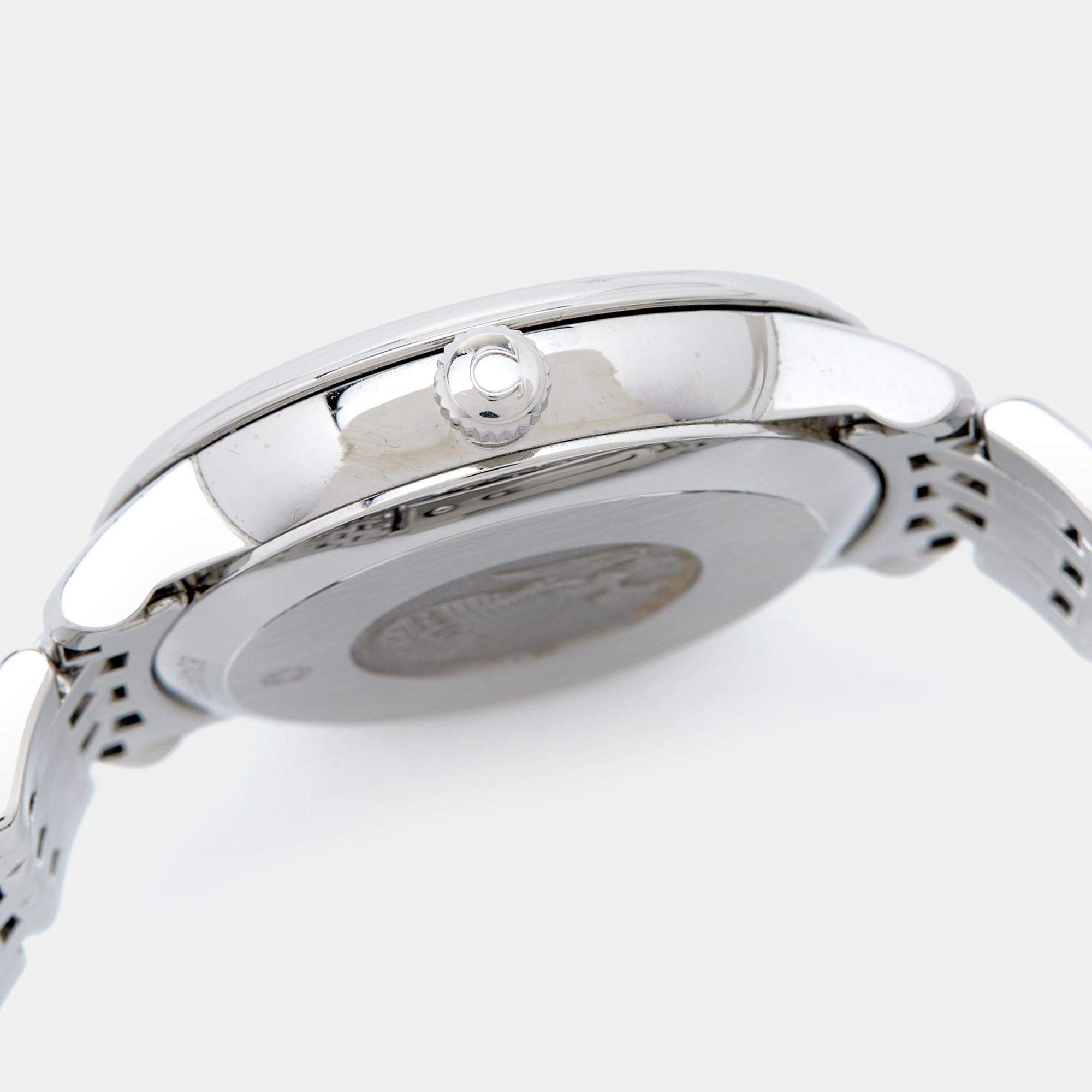 Omega Mother Of Pearl Diamond 424.10.33.20.55.002 Women's Wristwatch 32.70 mm 2