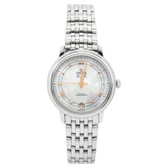Omega Mother Of Pearl Diamond 424.10.33.20.55.002 Women's Wristwatch 32.70 mm