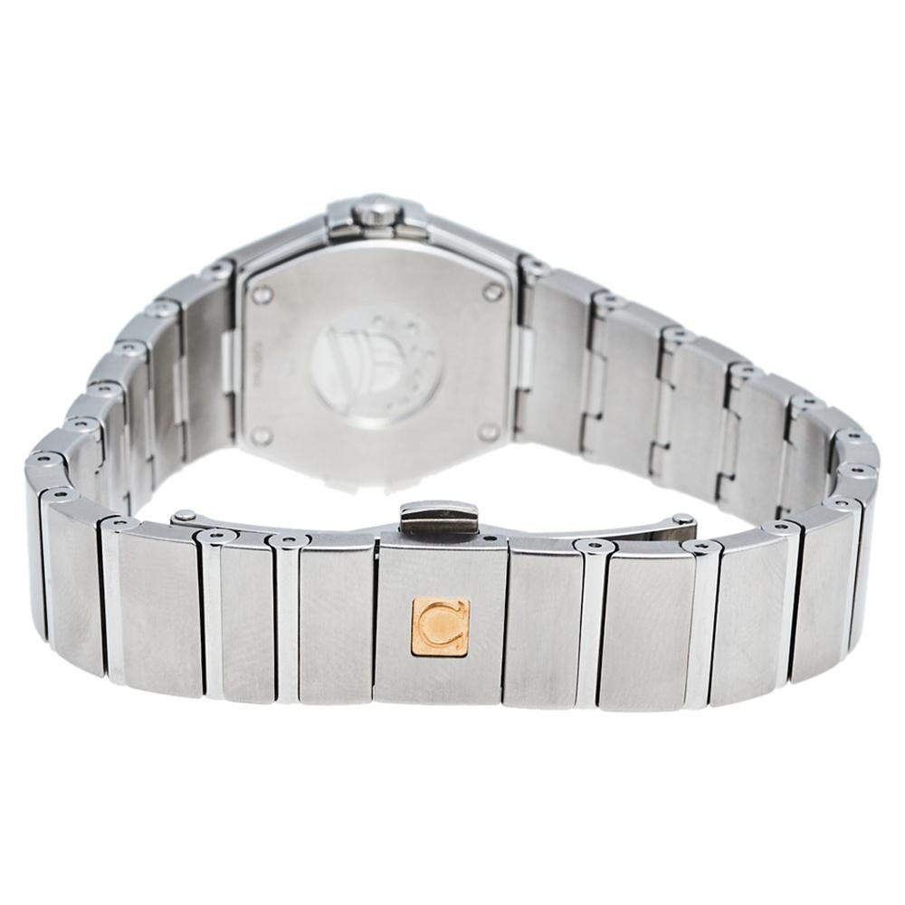 Omega Mother of Pearl Diamond Constellation Women's Wristwatch 24 mm 1