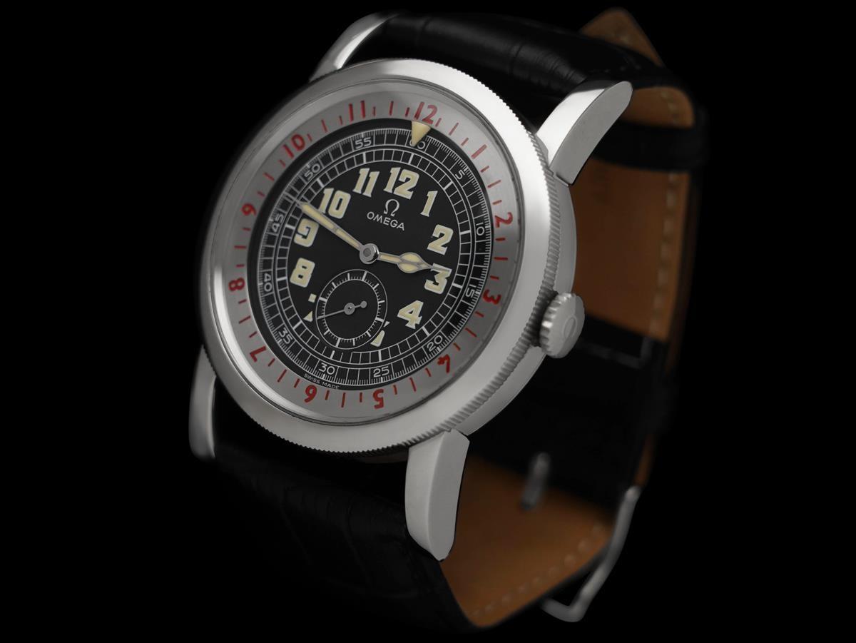 Omega Museum Collection 1938 Pilot's Watch Collector's Series 5700.50.07 - SS In condizioni ottime in vendita a Suwanee, GA