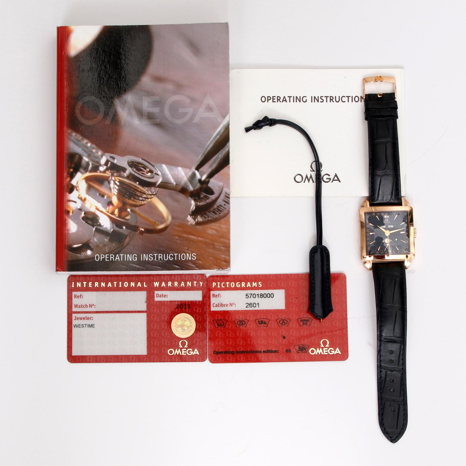 Men's Omega Museum Collection Cosmic 1951 18 Karat Rose Gold Watch