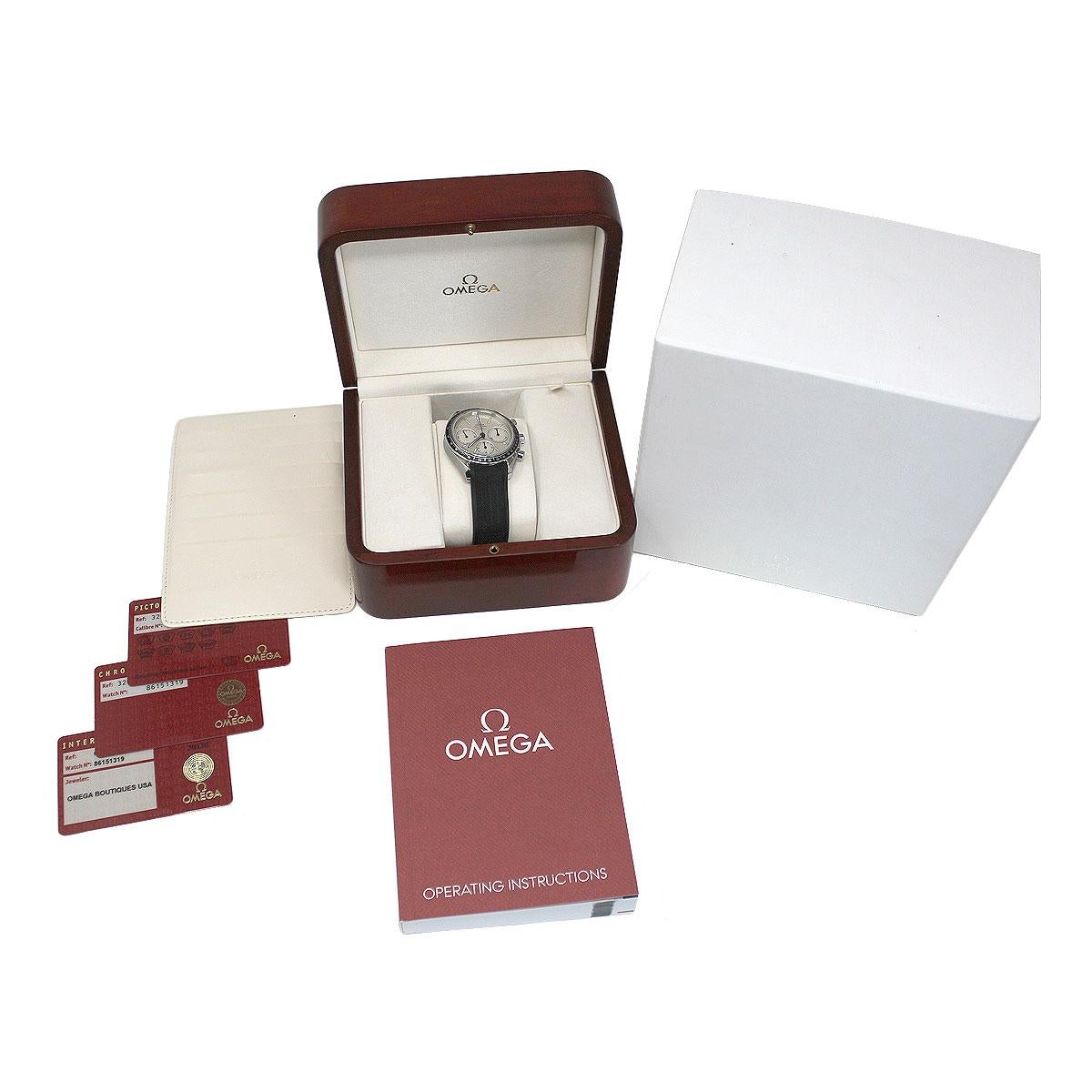 Women's or Men's Omega O326324 Speedmaster Chronograph White Dial Watch