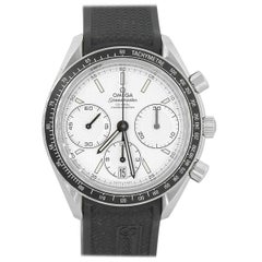 Omega O326324 Speedmaster Chronograph weißes Zifferblatt Uhr