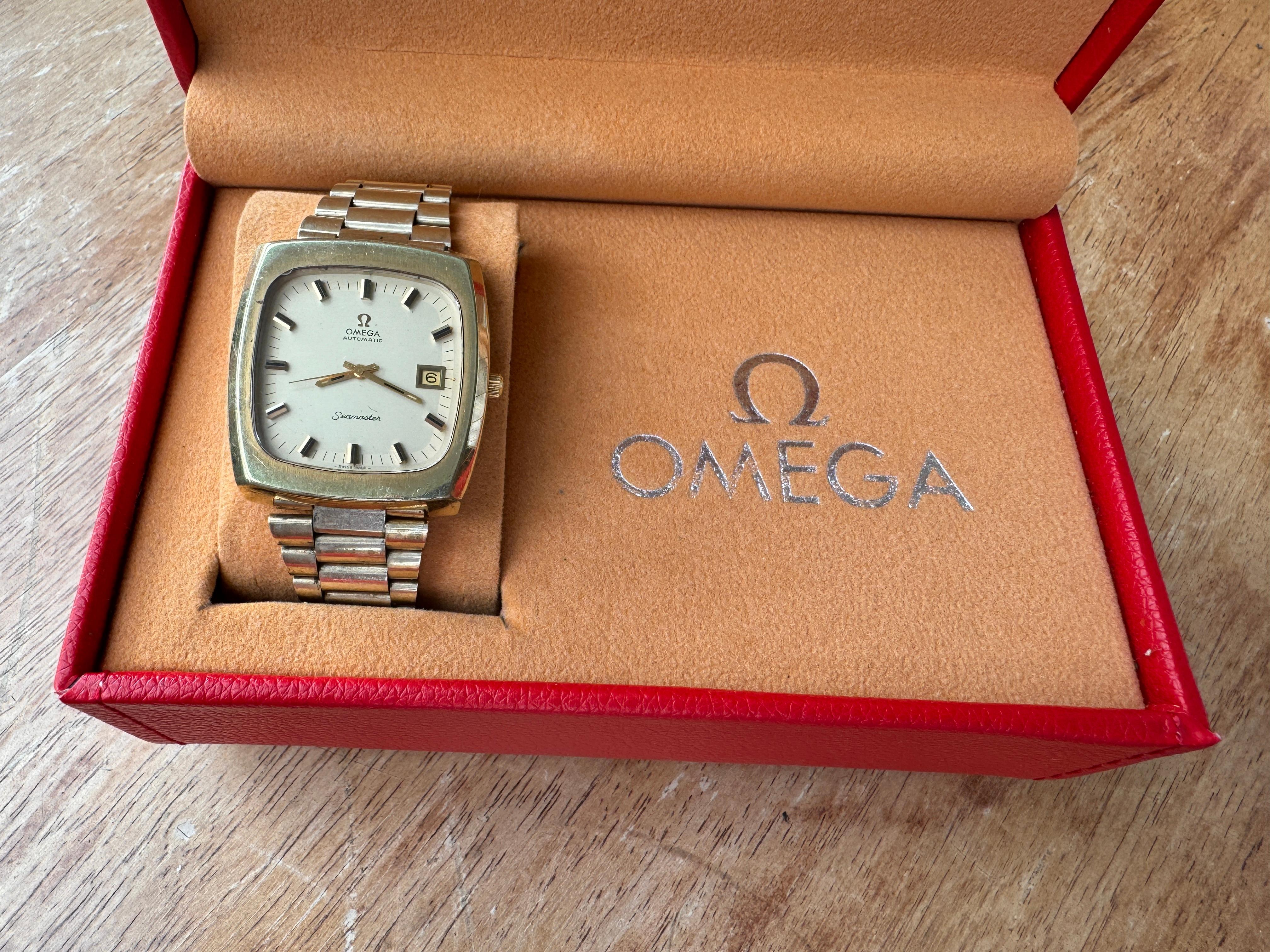 Omega Übergroßes TV-Zifferblatt sehr cooles retro automatisches Ref 1660138 8