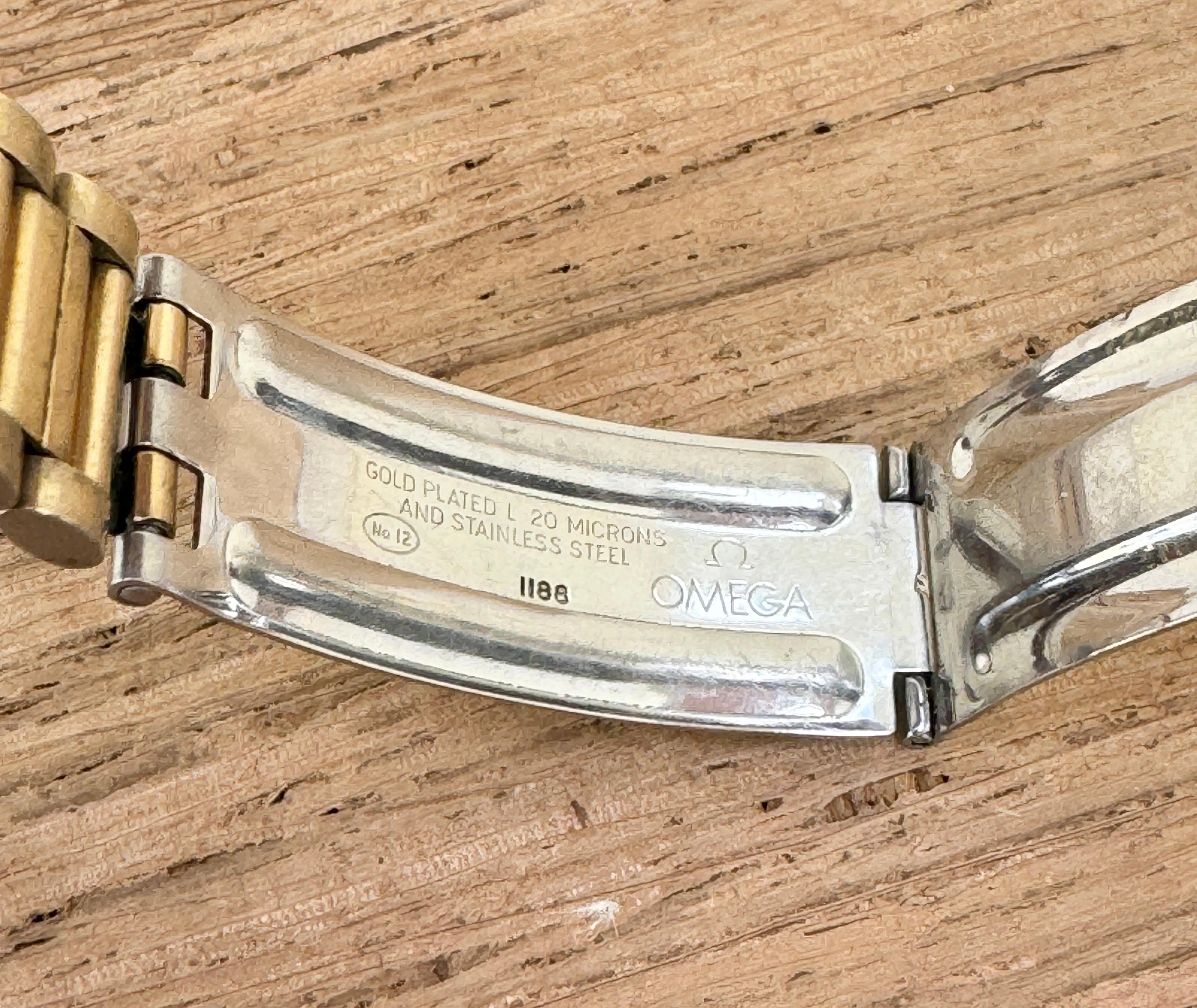 Omega Übergroßes TV-Zifferblatt sehr cooles retro automatisches Ref 1660138 Herren
