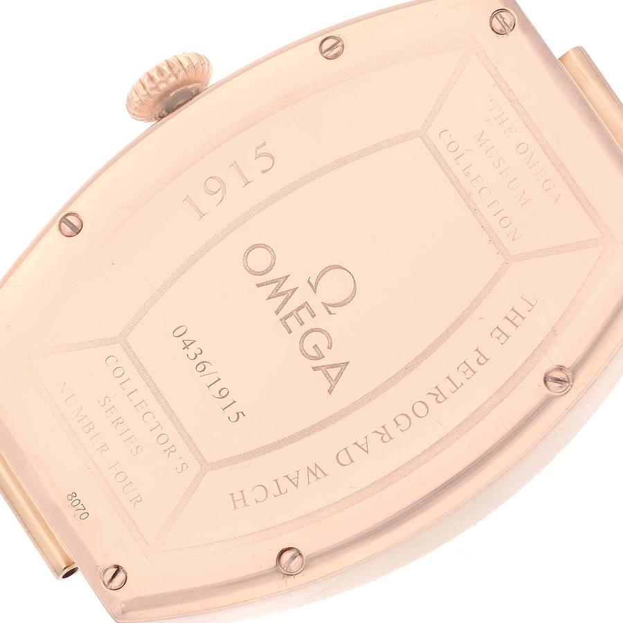 Omega Petrograd 1915 Museumssammlung Nummer vier LE Herrenuhr 5703.30.01 3
