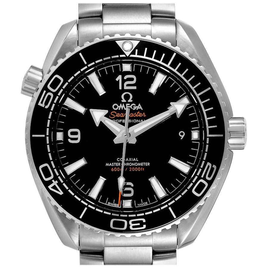 Omega Planet Ocean 39.5 Steel Mens Watch 215.30.40.20.01.001 Box Card For Sale