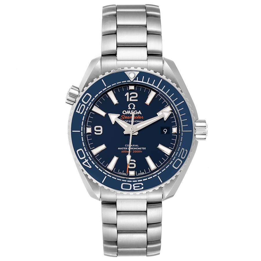 Omega Planet Ocean 39.5mm Steel Mens Watch 215.30.40.20.03.001 Box Card. Automatic Self-winding movement with Co-Axial escapement. Certified Master Chronometer, approved by METAS, Resistant to magnetic fields reaching 15,000 gauss. Free