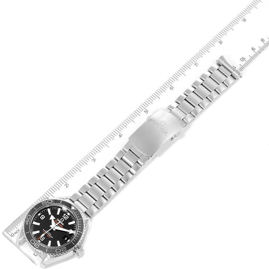 Omega Planet Ocean 39.5 Steel Mens Watch 215.30.40.20.01.001 Box Card For Sale 2