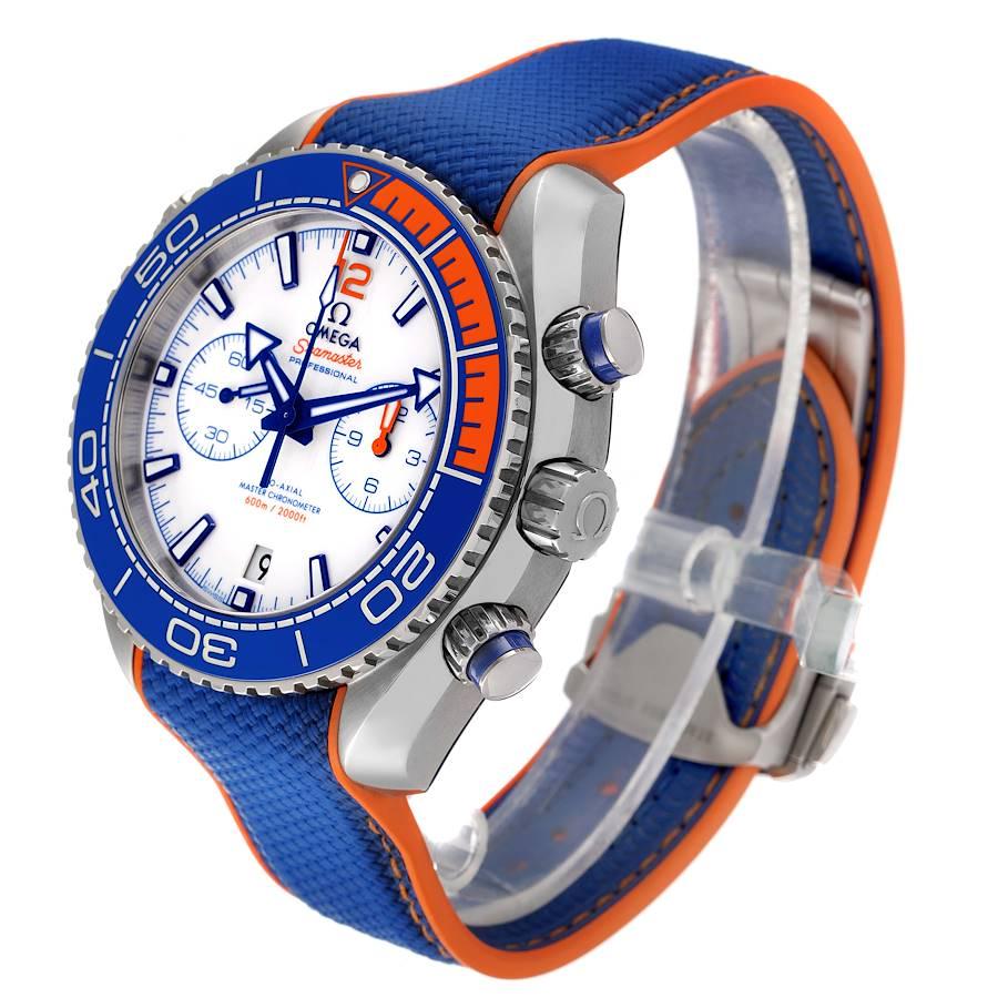 Omega Planet Ocean 600m Michael Phelps LE Uhr 215.32.46.51.04.001 Box-Karte Herren im Angebot