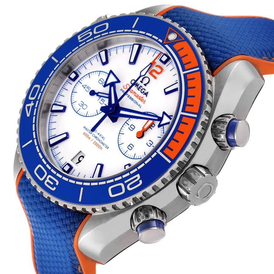 Omega Planet Ocean 600m Michael Phelps LE Uhr 215.32.46.51.04.001 Box-Karte im Angebot 1
