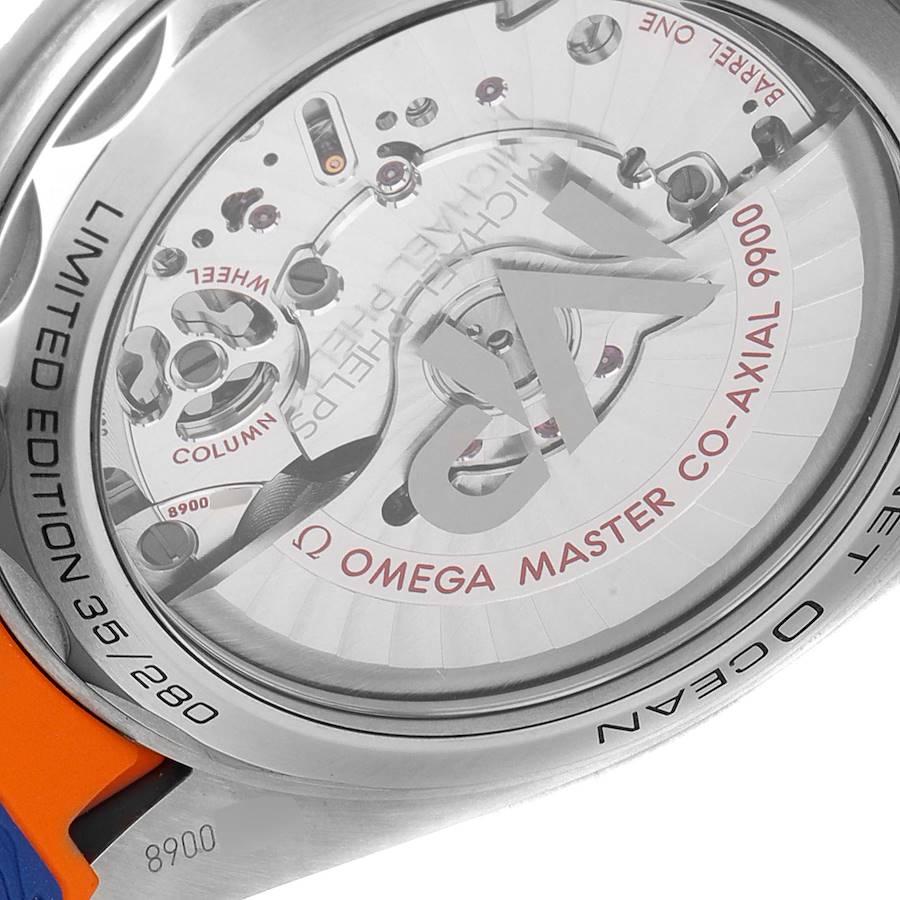 Omega Planet Ocean 600m Michael Phelps LE Uhr 215.32.46.51.04.001 Box-Karte im Angebot 2