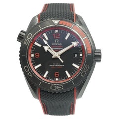 Omega Planet Ocean "Big Red" Deep Black GMT 215.92.46.22.01.003 B&P