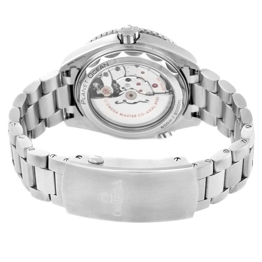 Omega Planet Ocean Black Orange Lünette Uhr 215.30.44.21.01.002 Boxkarte 3