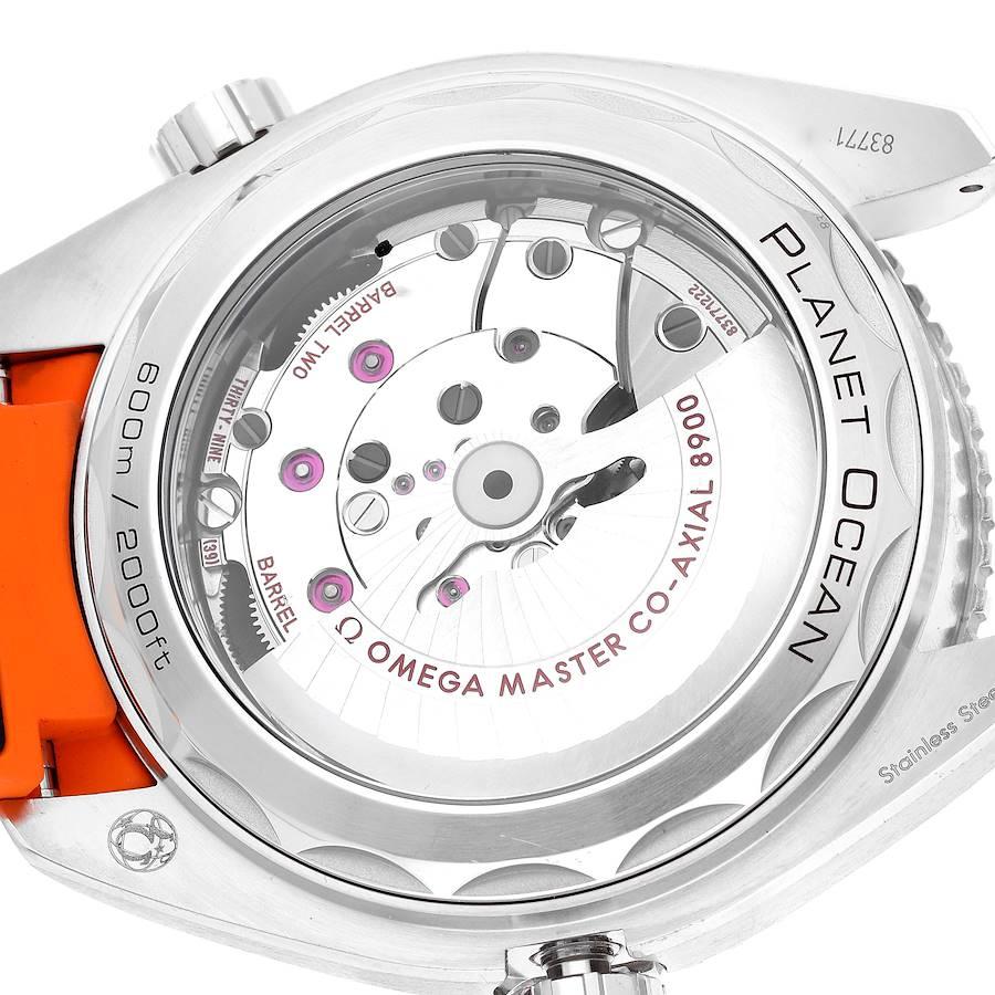 Omega Planet Ocean Black Orange Bezel Watch 215.32.44.21.01.001 Box Card 2