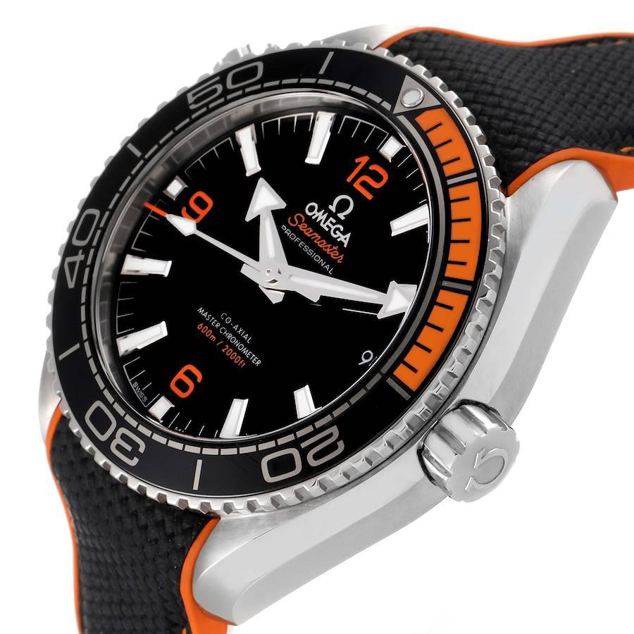Omega Planet Ocean Black Orange Bezel Watch 215.32.44.21.01.001 Unworn For Sale 1