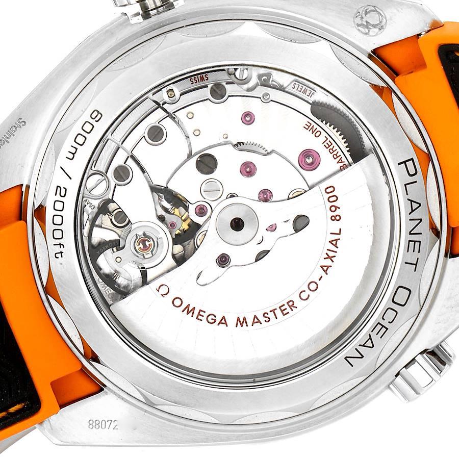 Omega Planet Ocean Black Orange Bezel Watch 215.32.44.21.01.001 Unworn For Sale 2