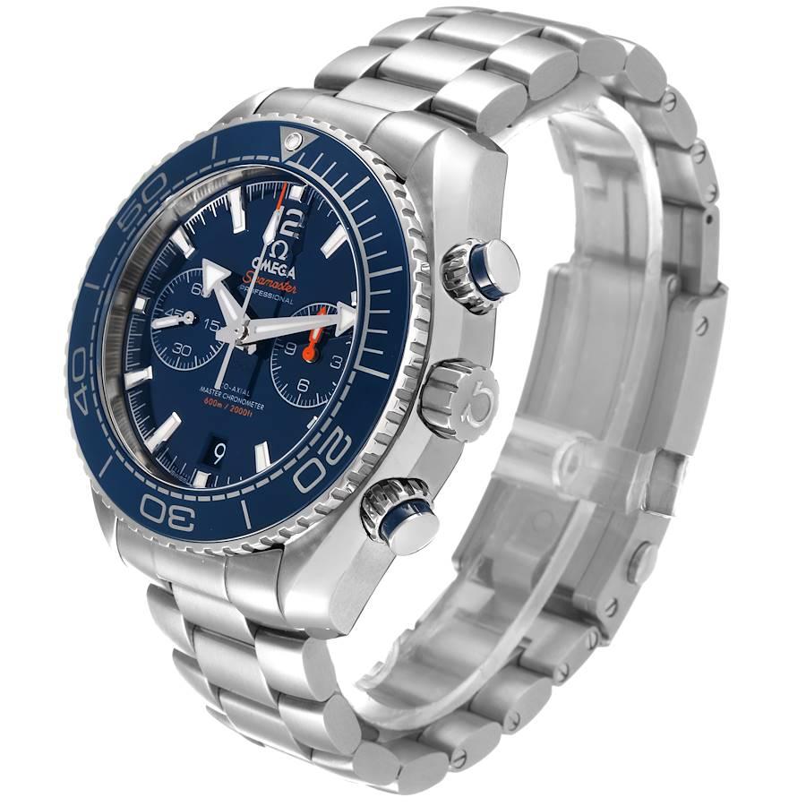 Omega Planet Ocean Chronograph Blau Zifferblatt Herrenuhr 215.30.46.51.03.001 Box-Karte 1