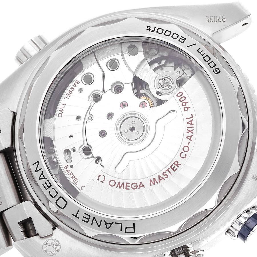Omega Planet Ocean Chronograph Blau Zifferblatt Herrenuhr 215.30.46.51.03.001 Box-Karte 3