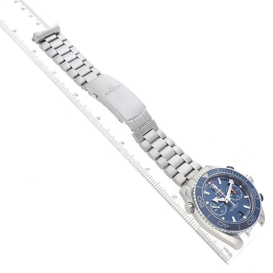 Omega Planet Ocean Chronograph Blau Zifferblatt Herrenuhr 215.30.46.51.03.001 Box-Karte 5