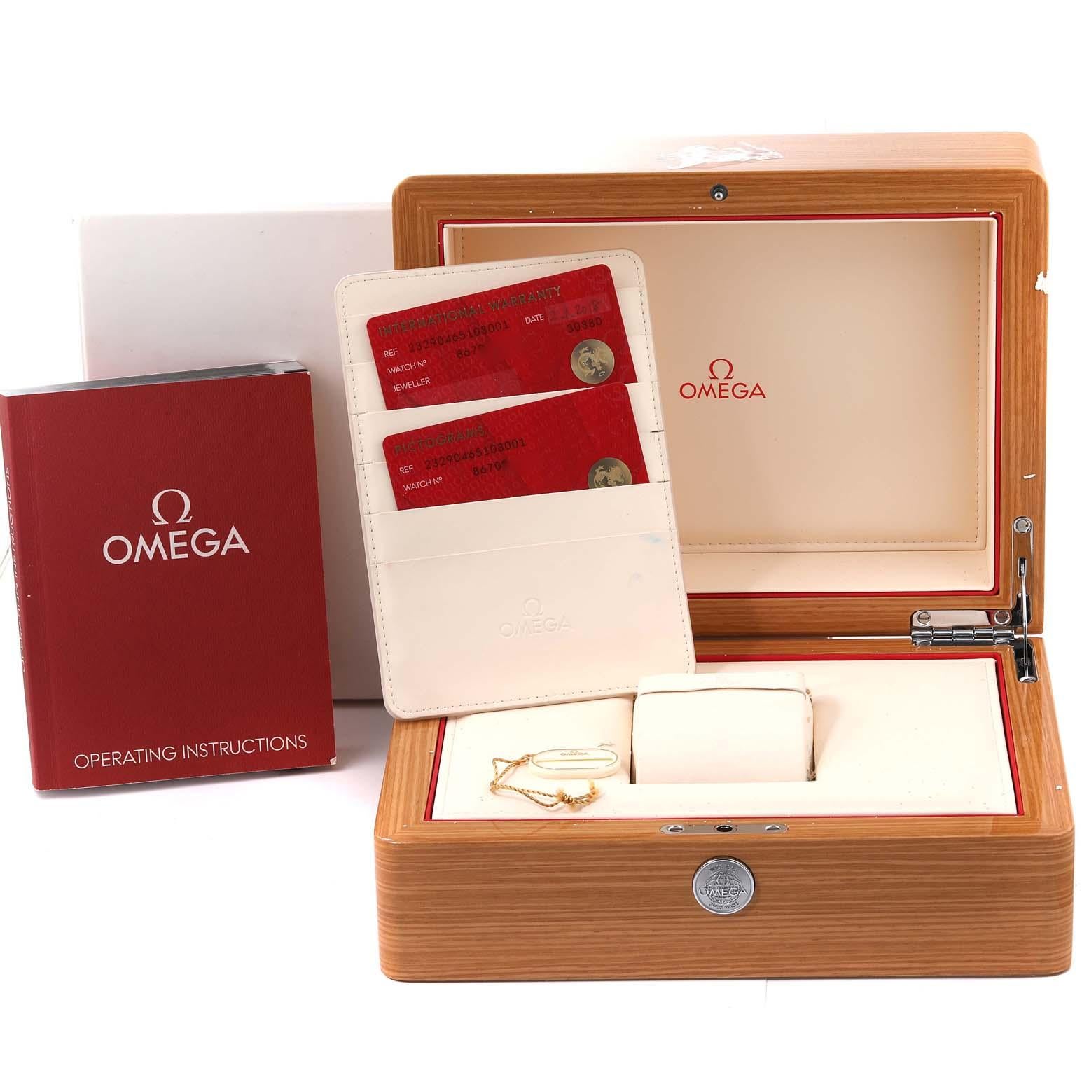 Omega Planet Ocean Chronograph Titanium Mens Watch 232.90.46.51.03.001 Box Card For Sale 4