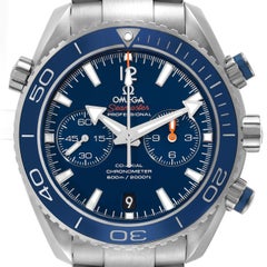 Omega Planet Ocean Chronograph Titanium Herrenuhr 232.90.46.51.03.001 Box Karte