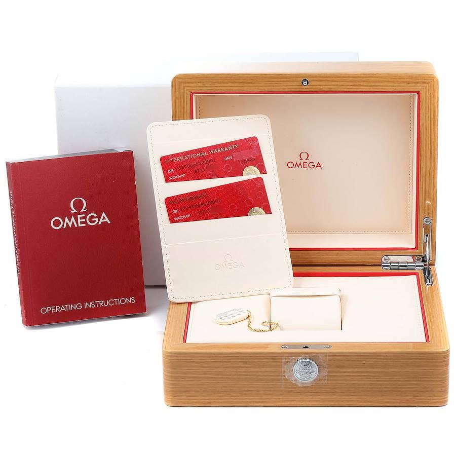 Omega Planet Ocean Co-Axial Titanium Watch 232.90.46.51.03.001 Box Card For Sale 6