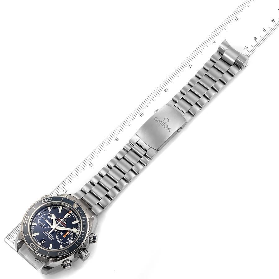 Omega Planet Ocean Co-Axial Titanium Watch 232.90.46.51.03.001 Box Card For Sale 4
