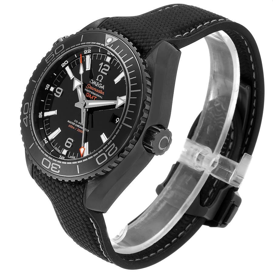 Omega Planet Ocean Deep Black Ceramic GMT Uhr 215.92.46.22.01.001 Herren im Angebot