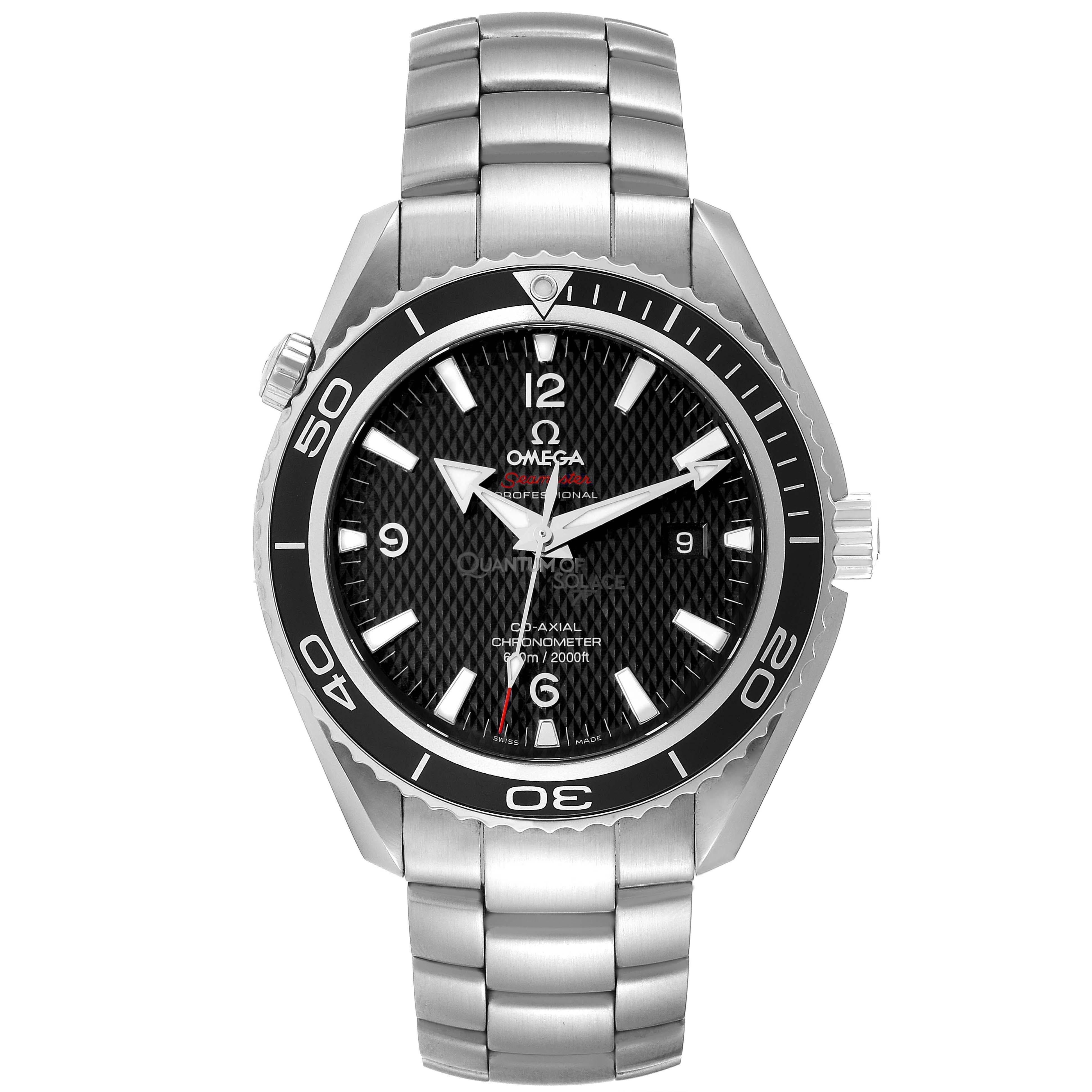 Omega Planet Ocean Quantum Solace Limited Edition Steel Mens Watch For Sale 5