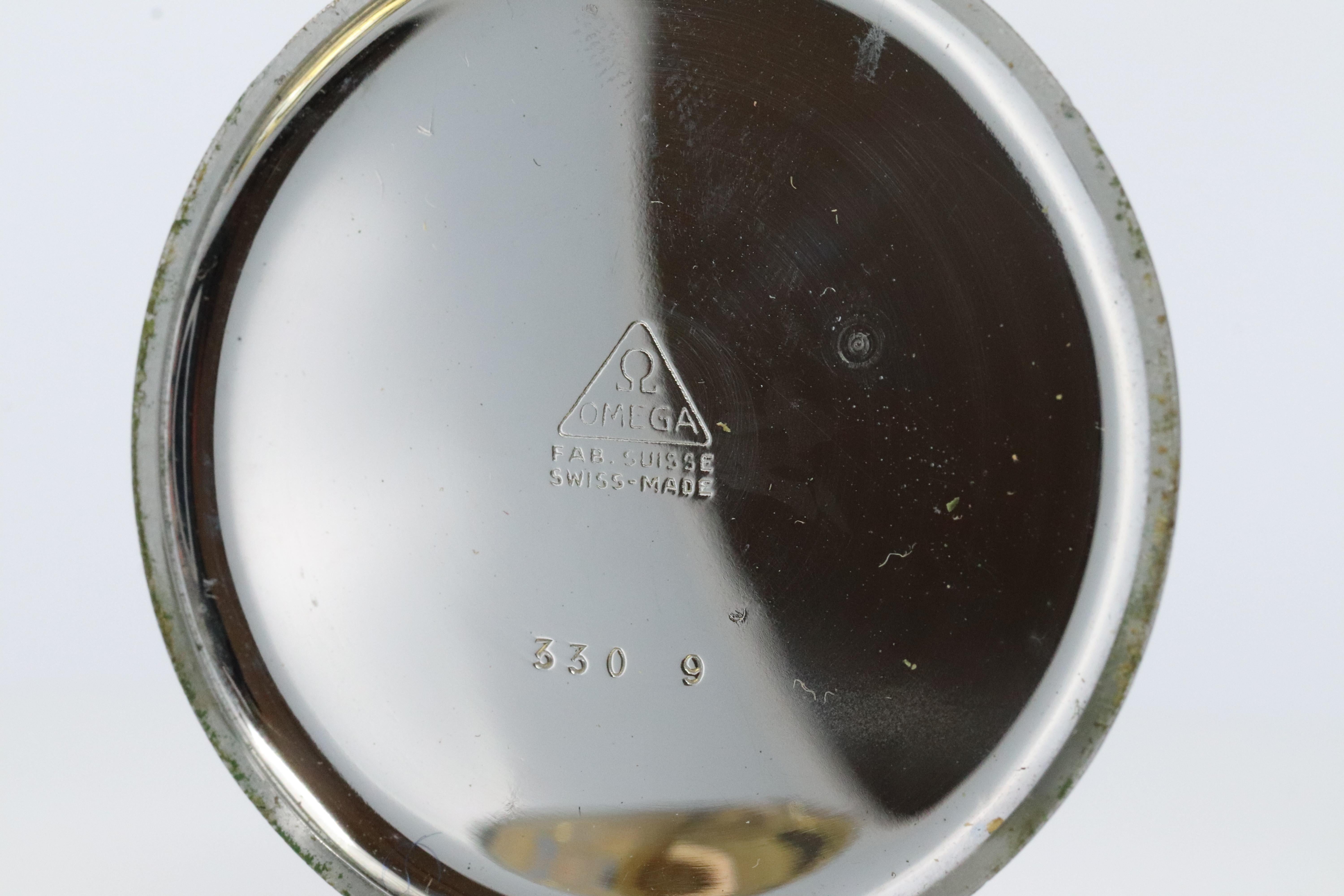 OMEGA Pocket Watch. Antique Omega Mechanical Watch. 330.9 In Good Condition In Port Charlotte, FL