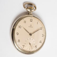 Omega Pocket Watch Ref 141-65, Manual, 161 15 Jewel Movement. Year 1965