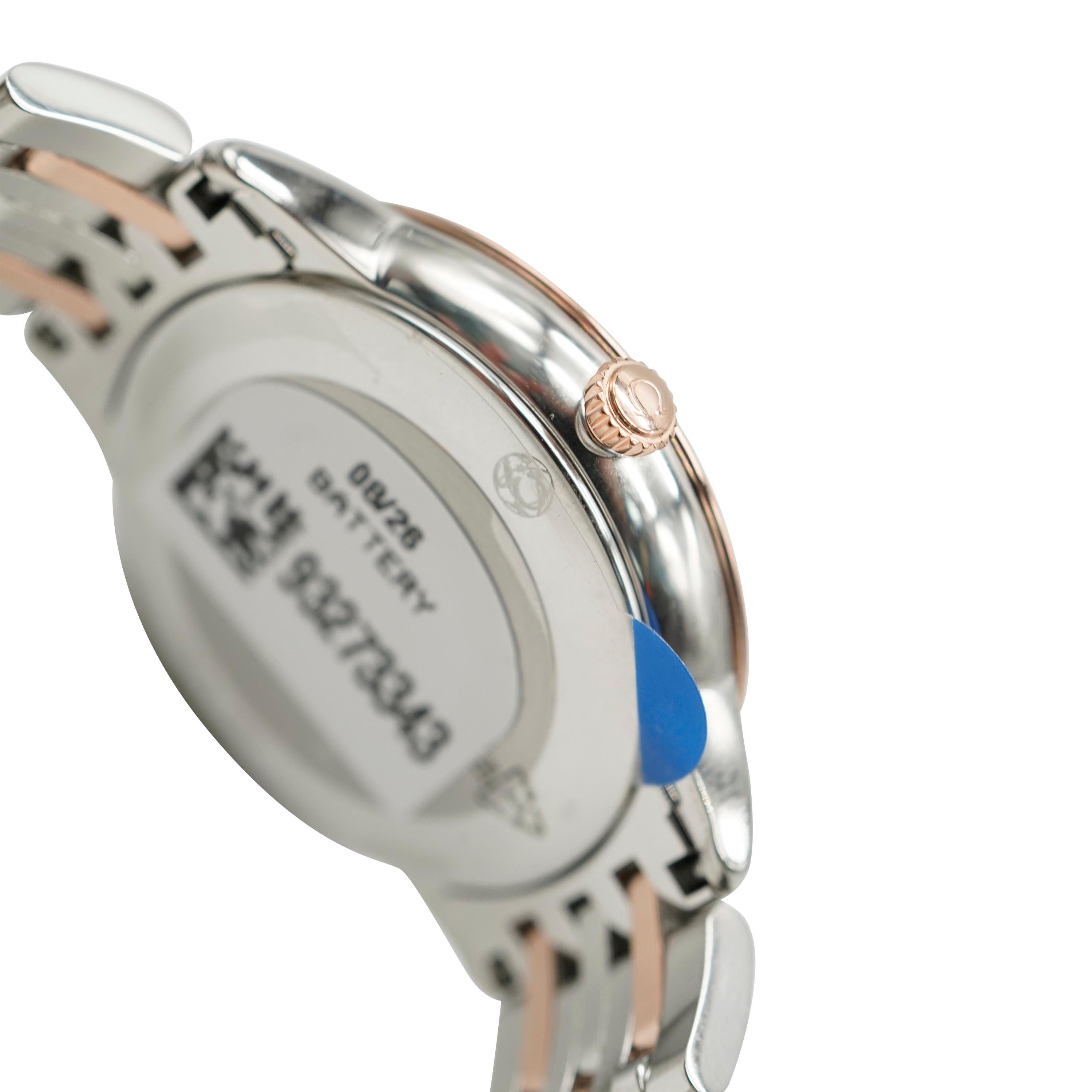 Omega Prestige 434.20.30.60.05.001 Montre pour femme  Acier inoxydable/or rose 1