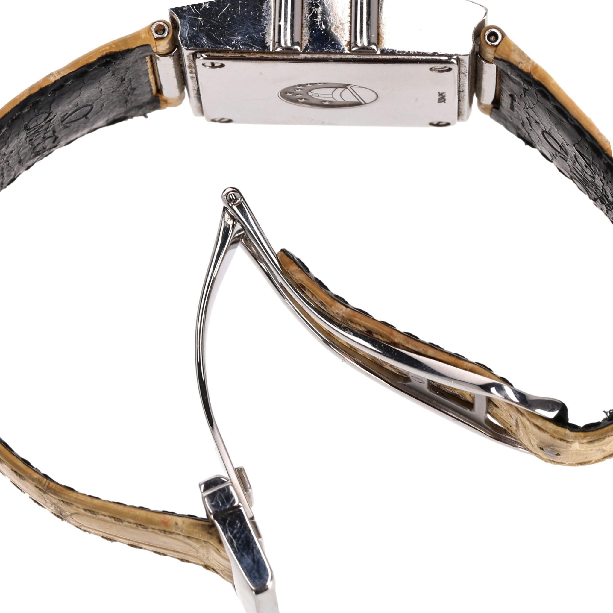 Omega Quadra Constellation Chronograph Diamond Watch For Sale 2