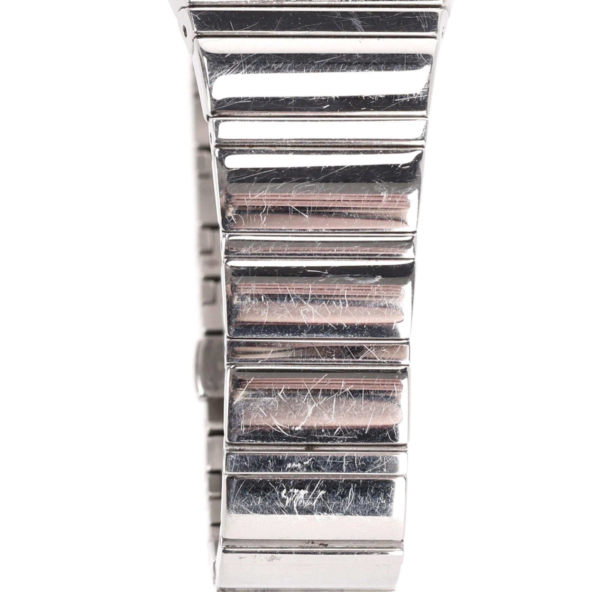 Omega Quadrella Constellation Mother Of Pearl & Diamond Watch 5
