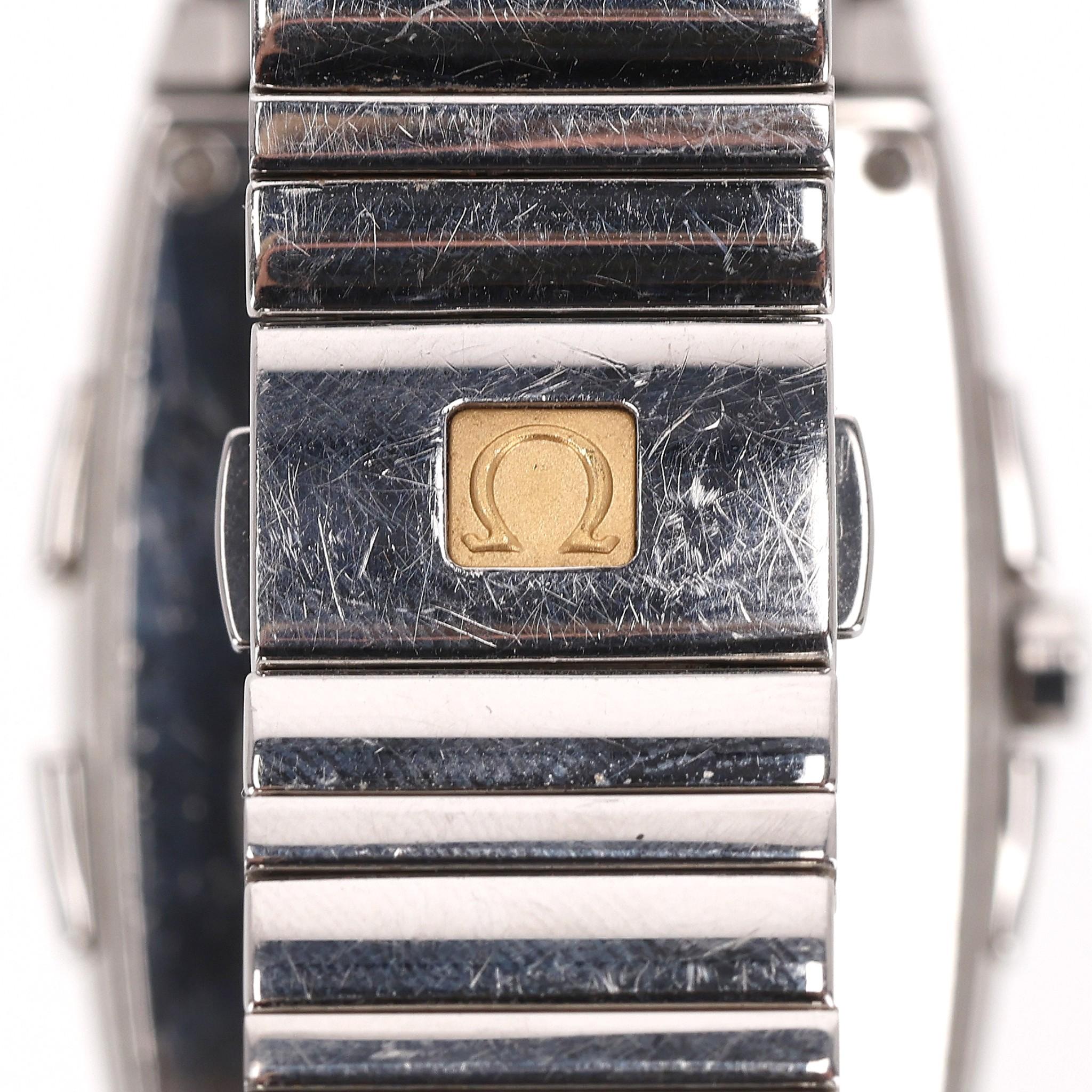 Omega Quadrella Constellation Mother Of Pearl & Diamond Watch 6